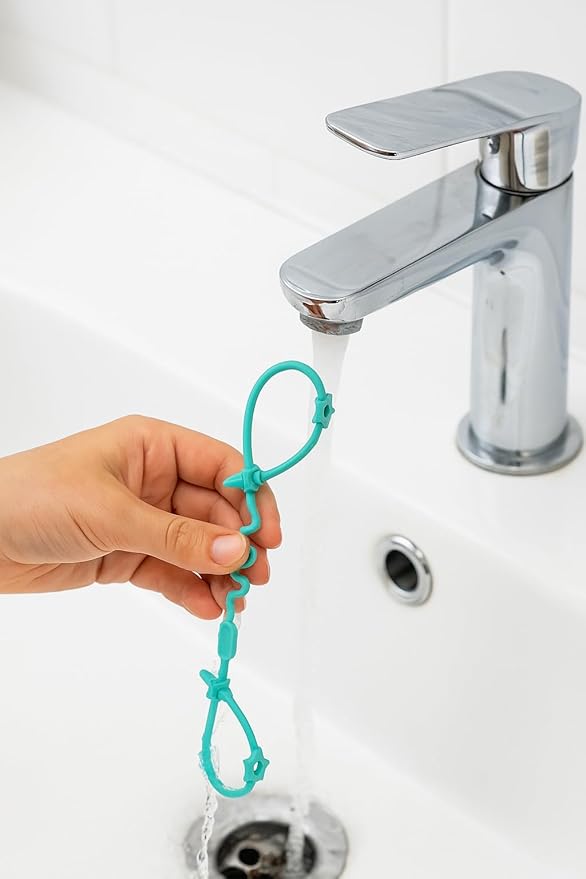 Lulyloo Silicone Multi-Use Straps for Baby Essentials - Food-Grade Loops with Non-Slip Design for Strollers, High Chairs & Car Seats Clean, Neutral Colors Keeps Bottles Teethers Pacifiers & Toys Reach