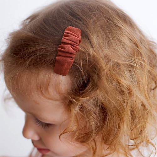 16 PCS Baby Snap Hair Clips 2.4 Inch Toddler Girl Hair Accessories Set and Barrettes for Infants Kids Fine Hair