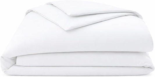 OrganicTextiles Sateen Organic Cotton Fitted Sheets for Newborn Baby Mattress, White, 350 Thread Count, Playard Crib Size