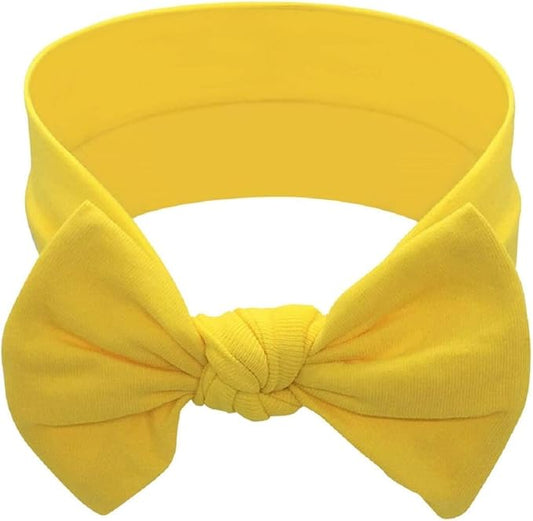Baby Girl Headbands-Infant,Toddler Cotton Handmade Hairbands with Bows Child Hair Accessories