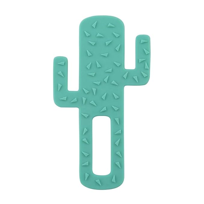 MinikOiOi Cactus 100% Silicone Teether 3m+ (Green)