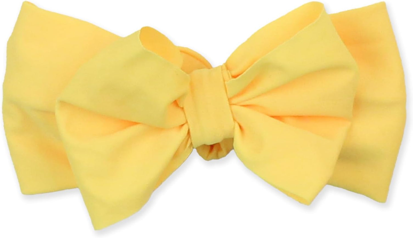 RuffleButts® Girls Swim Bow Headband