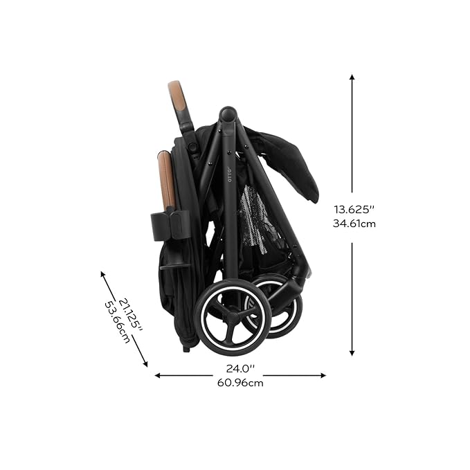 Otto+ Travel System w/LiteMax Infant Car Seat (Chia Black)