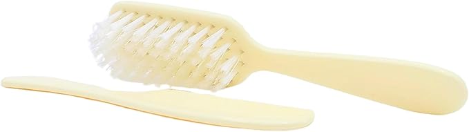 Dukal PCB2 Dawn Mist Baby Comb and Brush Set, Ivory, Ivory, Pack of 288