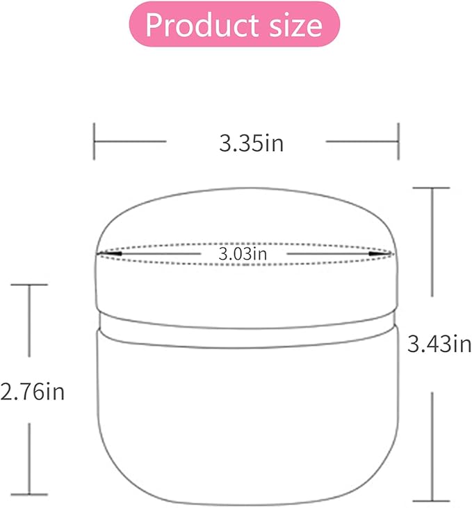 Topwon Body Powder Container with Powder Puff for Baby Women Talc Free Dusting Loose Powder Case Home Travel Powder Box (Spring Green)