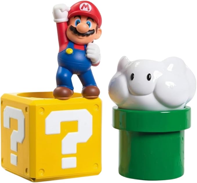 My Mario Pour & Nest Bath Playset by TOMY Toomies - Pouring Toddler Water Toys for Bath or Pool - Officially Licensed Mario Toys for Kids and Toddlers - Ages 2 Years and Up