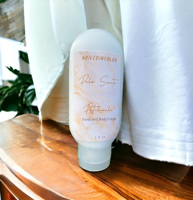 Palo Santo Patchouli Women's Goats' Milk Hand and Body Lotion- Ladie's Moisturizer-Cosmetic-Skin Care-Scented Lotion