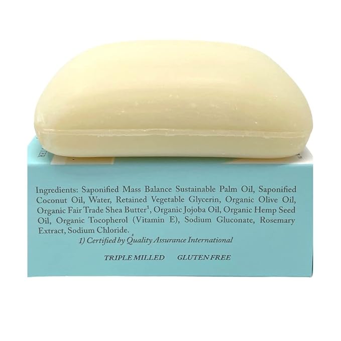 Dr. Woods Unscented Baby Mild Bar Soap with Organic Shea Butter for Sensitive Skin, 5.25 Ounce (Pack of 1)