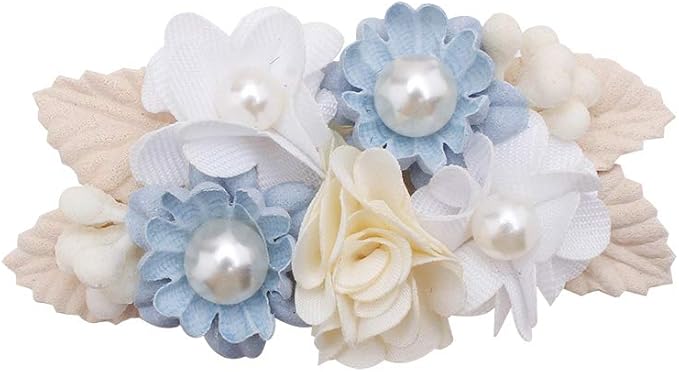 Flower Hair Clip for Baby Girl, Lightweight Hair Bow with Boutique Fully Lined Alligator Clip for Toddler Teens Gifts