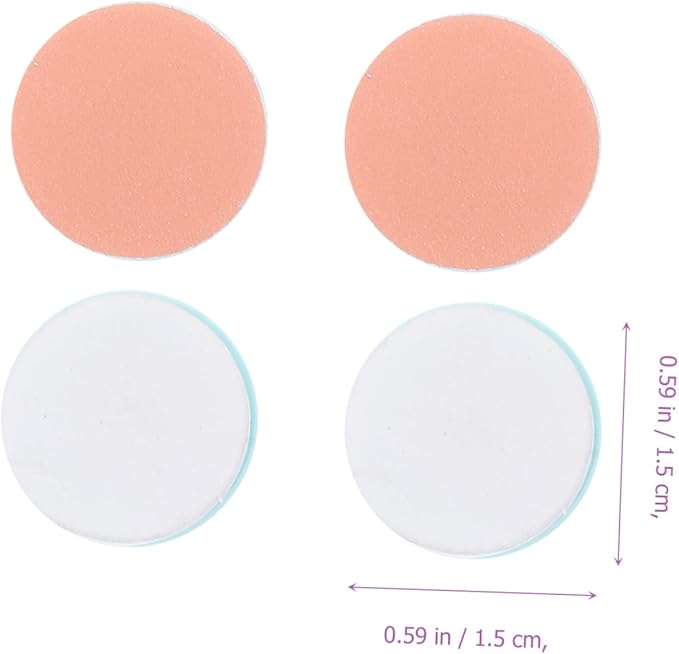 8pcs Nail Trimmer Replacement Pads Nail File Replacement Pads Accessories with Blue Base
