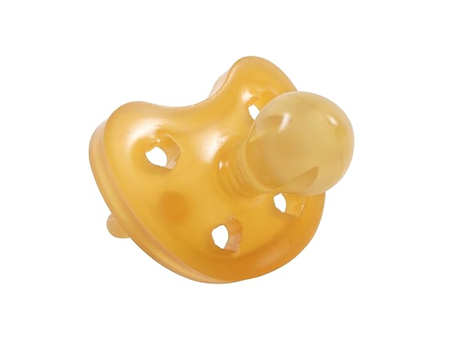 SWEETIE Rubber Pacifier Natural Rubber Pacifier Rounded Heart Shape Rubber 1 Count Original Natural Rubber Pacifier (12-18 Large)