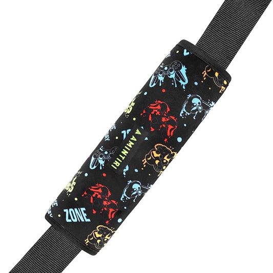 Amintiri Seat Strap Shoulder Pads for Kids, Seat Belt Cover for Children, Soft Furry Seat Belt Cushion for Travel, Cartoon Car Seat Belt Pad Cover for Boys and Girls. (Radio Game)