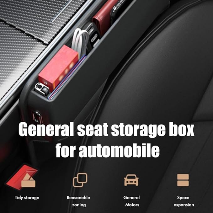 Universal Car Seat Gap Organiser Car Seat Storage Box Spacing Filler Multifunctional Creative Car Consoles Pages