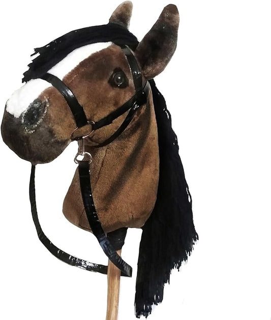 Hobby Horse for Kids A4 Chestnut Hobby Horse on Stick