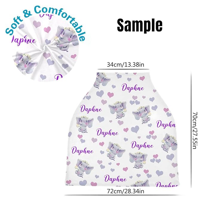 Personalized Dirt Bike Black Baby Car Seat Covers with Name, Custom Motocross Nursing Cover Breastfeeding for Babies, Carseat Canopy for Boys, Infant Stroller Cover, Breathable Carseat Cover