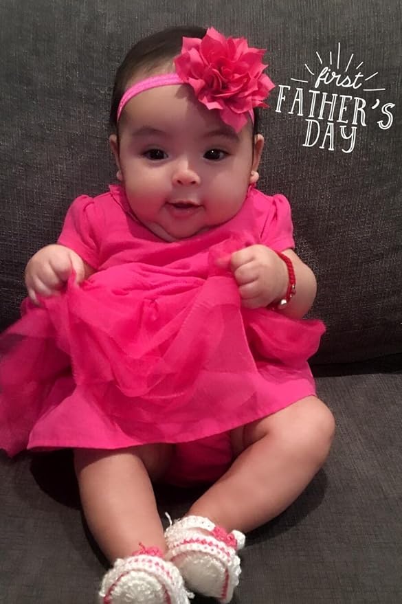 Rose red Red Girl Baby Flower Headbands Rhinestone Flower Princess.(FD83-Rose red Red)