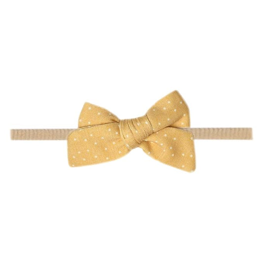 Copper Pearl Classic Baby Bow Marigold