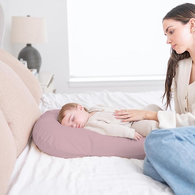 100% Waterproof Baby Lounger Cover - 2-Ply Organic Cotton Slipcovers Keep Your Lounger Clean & Your Baby Comfy - Machine Washable - (Cover for Snuggle Me) - Lavander