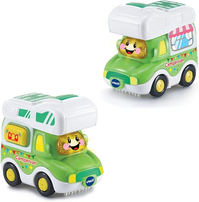 VTech Toot-Toot Drivers Campervan | Interactive Toddlers Toy for Pretend Play with Lights and Sounds | Suitable for Boys & Girls 12 Months, 2, 3, 4 + Years, English Version, 5.6 x 9 x 8.1 cm
