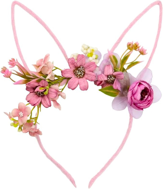 Children Easter Bunny Ears Headband Long Ear Hairband for Baby Girls Infant Toddlers Kids