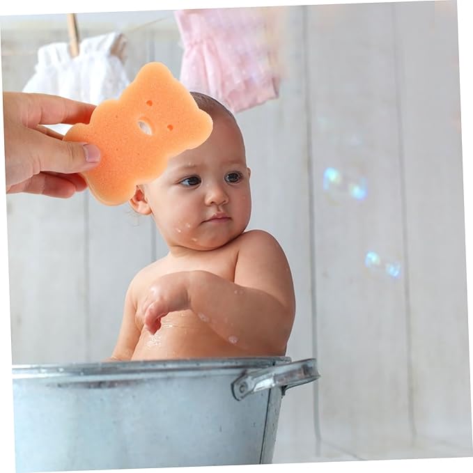 Totority Baby Bath Mat 19.29In Soft Non-Slip Sponge Cushion for Tub and Sink Newborn Bath Seat Breathable Machine Washable Infant Pad for Comfortable Bathing and Diaper Changing