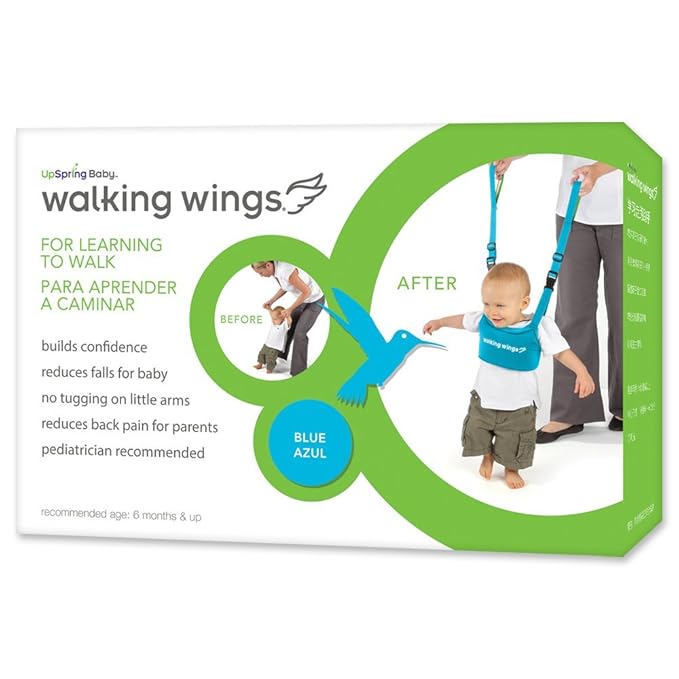 UpSpring Baby Walking Wings Learning To Walk Assistant, Blue