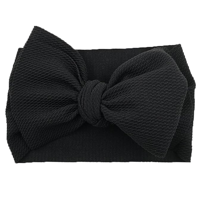 Baby Headbands for Girls Nylon Hair Bows Turban Knotted Headwraps for Newborn Infant Toddlers Kids (PR23-10)