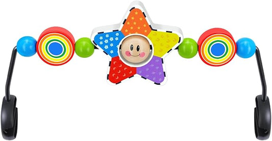 iGRATENS Baby Bjorn Bouncer Toy Bar, Toy for Baby Bouncer Soft & Bliss, Easy to Attach and Remove, Child-Friendly Materials, Exciting Design for Curious Babies, Pentagram