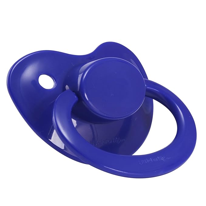 LittleForBig 3-Pacifier Pack BigShield Adult Sized Gen-1 DarkBlue Red Yellow