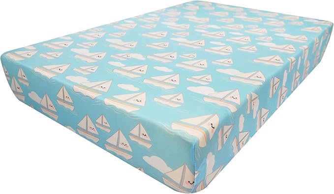 Pack and Play Sheets, 2 Pack Mini Crib Sheets for 38x26 Mattress, Stretchy Snug Fit Playard Fitted Sheet, Soft Breathable Cozy Material, Compatible with Graco Pack n Play for Baby and Toddler