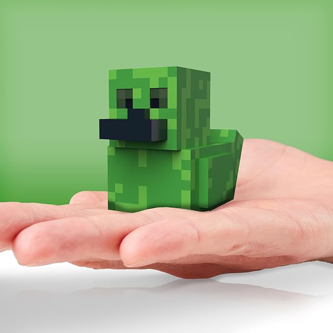 TUBBZ Mini Creeper Collectible Vinyl Rubber Duck Figure - Official Minecraft Merchandise - Video Games and Movies
