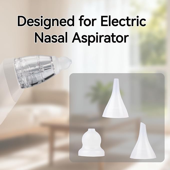 VANEST Nasal Aspirator Replacement Parts Compatible with GROWNSY, Watolt, LittleTora, HEYVALUE, Cocobela, HailiCare, KIDIRA, TEQIN, X-Bosak Electric Nose Sucker, Suction Chamber & 6pcs Silicone Tips