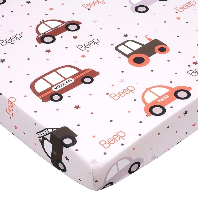 Cloele Square Playard/Playpen Fitted Sheets,Square Pack and Play Crib Sheets,Ultra Soft Polyester Car Fitted Playpen Sheet for Baby,Perfect for 36 X 36 Portable Playard Mattresses
