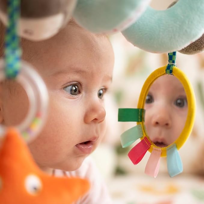 Multi-Use Baby Spiral Activity Toy – Spiral carseat Toy for Car Seat, Stroller,Play Gym, Keeps Baby Quiet, Easy Travel Solution