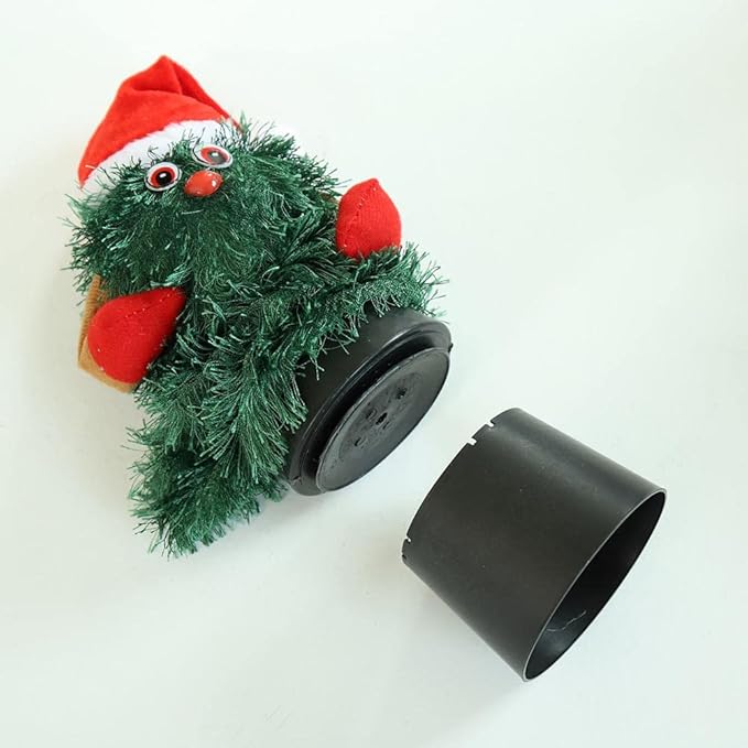 Electric Christmas Tree Rotating Dancing Music Toy Desktop Ornament Christmas Tree Decorations