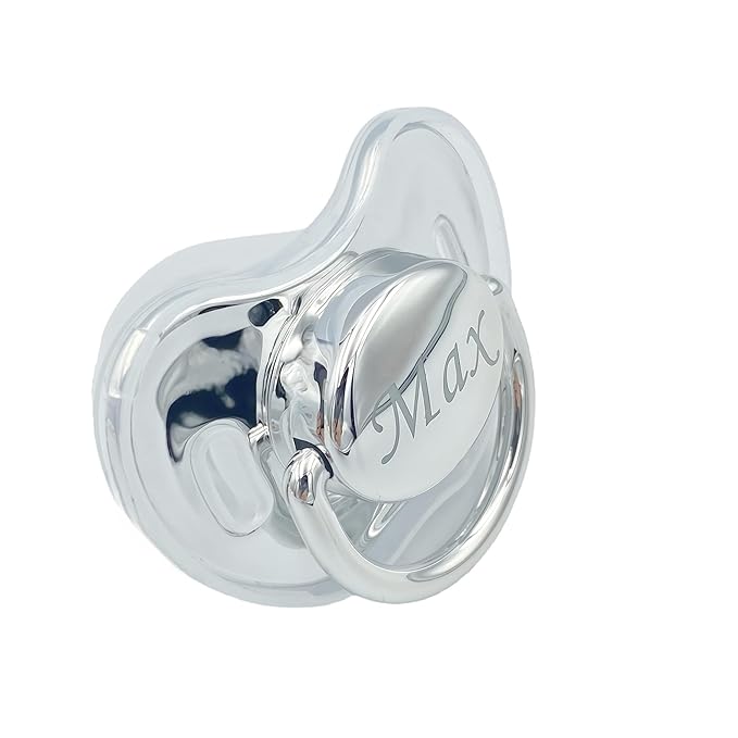 Personalized Baby Pacifier with Name Ideal Gift for Boys and Girls Pacify Custom Bling Pacifier Binky