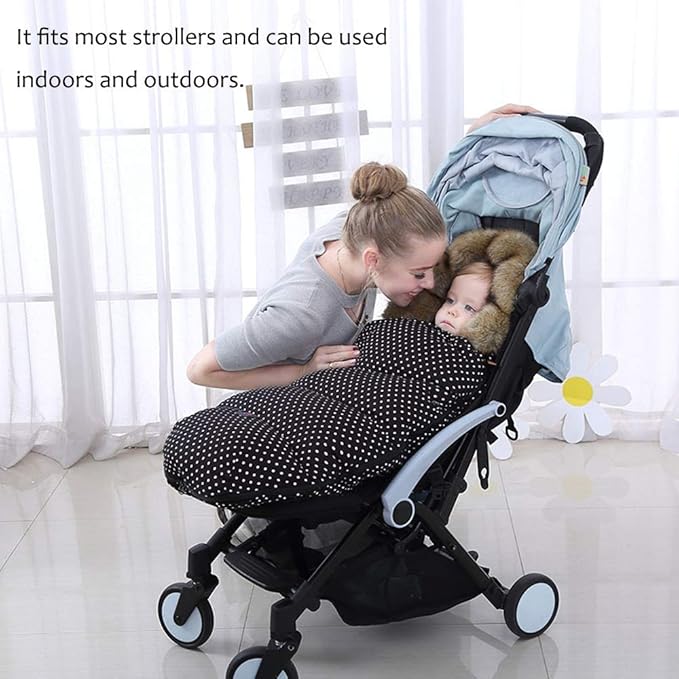 Pram Footmuff,Stroller Padded Footmuff Cover Cosy Toes,Baby Winter Foot Cover,Warmth,Windproof, Waterproof, Cold Resistant, Washable (Grass)