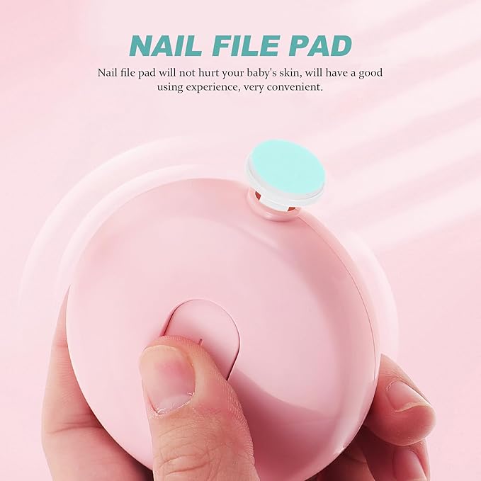 12pcs Nail File Electrical Tools Nail Trimmer Replacement Pads Nail Clipper Pads Nail Trimming Tools Infant Nail Grind Head Plastic Newborn Sharpen The