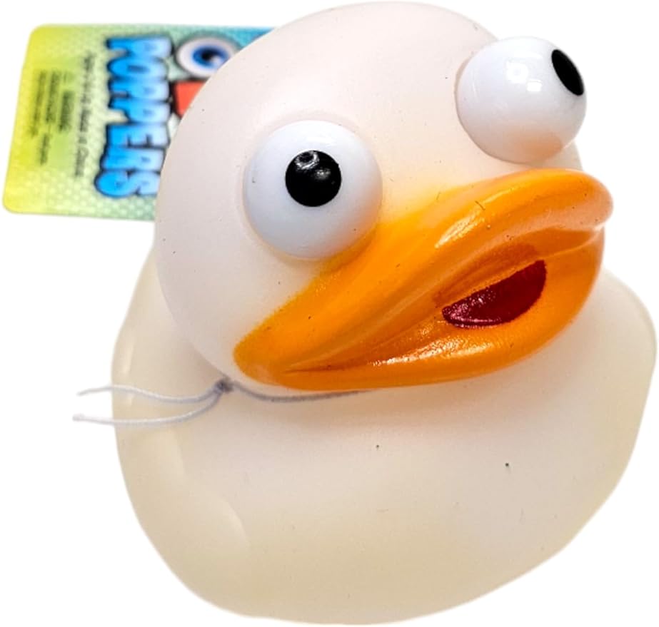 2" Ducky Eye Poppers (50 Pack) Fun Carnival Prize and Party Favor. Bath Tub Toys and Jeep Duck Ducking (50 Pack)