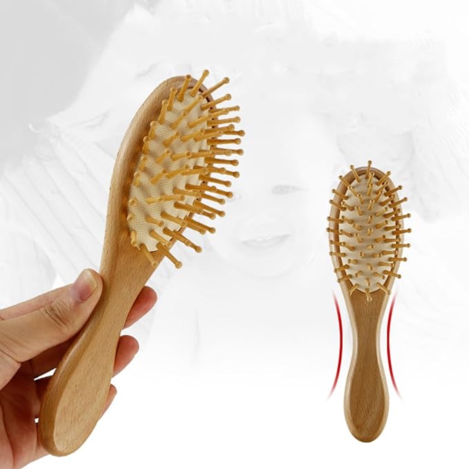 Personalized Baby Hair Brush Set for Newborns,Soft Brush and Comb,Custom Name Wooden Baby Brush,Cradle Cap,for Baby Girl,Baby Boy,Comb and Brush Set,Personalized Baby Gifts