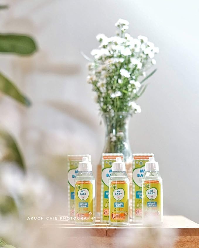 My Baby Minyak Telon Oil Plus -150 ml- 5.07fl oz (Pack of 6)