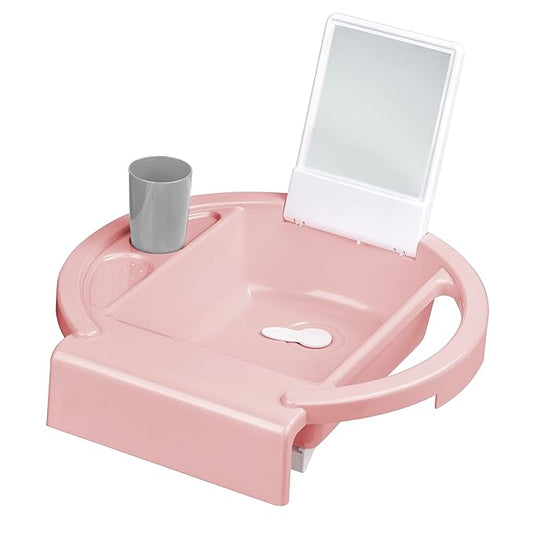 Rotho Babydesign Kiddy Wash Children's Washbasin, to be Attached to The Edge of The Bathtub, 38.7 x 38.2 x 10 cm,