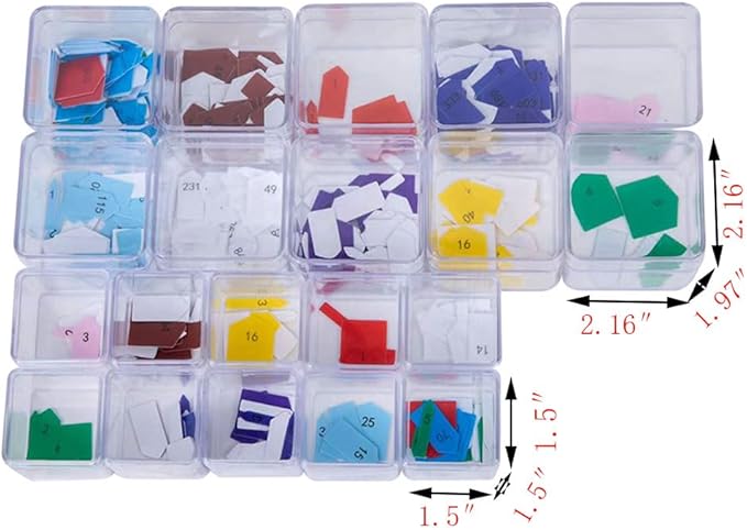 Kghios Montessori 3 Arrows - Complete Bead Materials Set for Kids, Three Arrows Montessori Math Toys Training Center