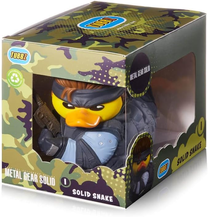 TUBBZ Boxed Edition: Metal Gear Solid - Solid Snake Cosplaying Rubber Duck Vinyl Figure