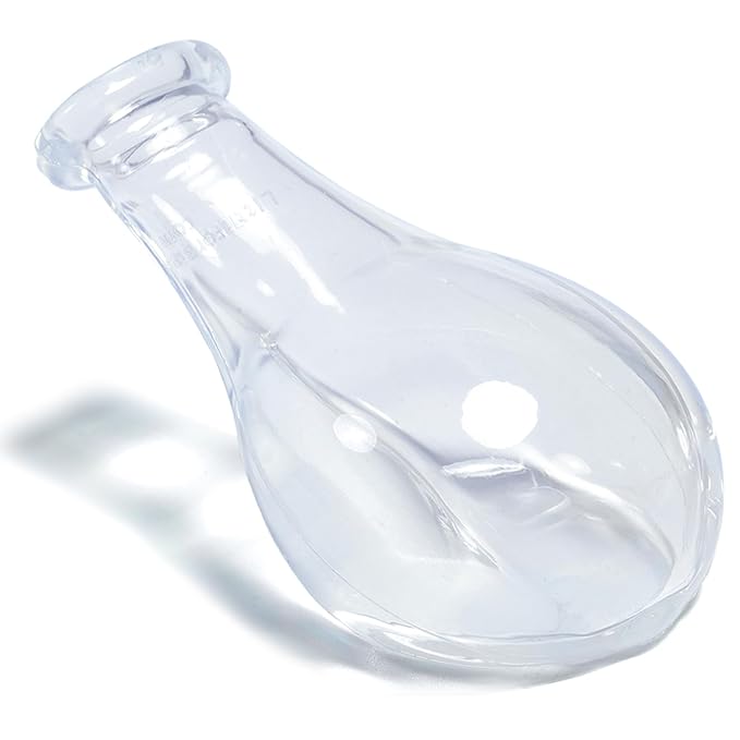 LittleForBig Adult Extra Large "Size 8" Transparent Pacifier Nipples - Outsize Replacement Big Teat 6-Pack Value