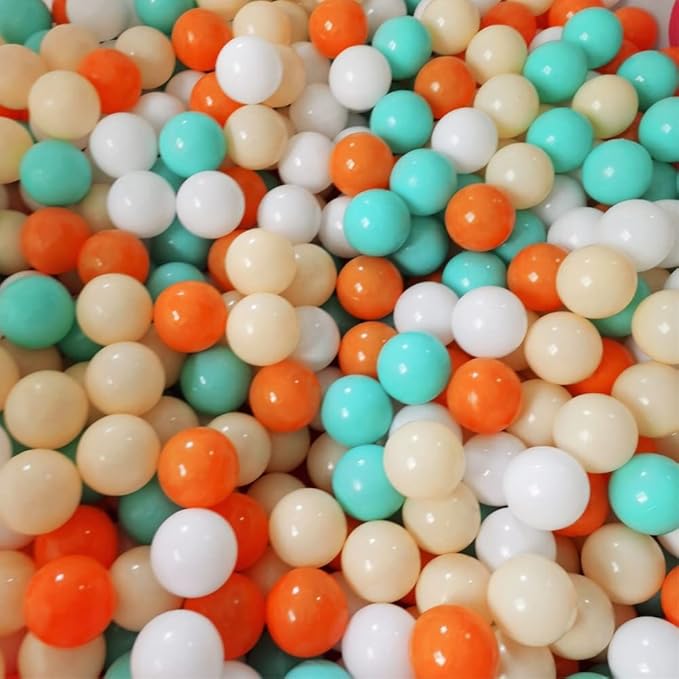 Wonder Space Soft Pit Balls, Chemical-Free Crush Proof Plastic Ocean Ball, BPA Free with No Smell, Safe for Toddler Ball Pit/Kiddie Pool/Indoor Baby Playpen