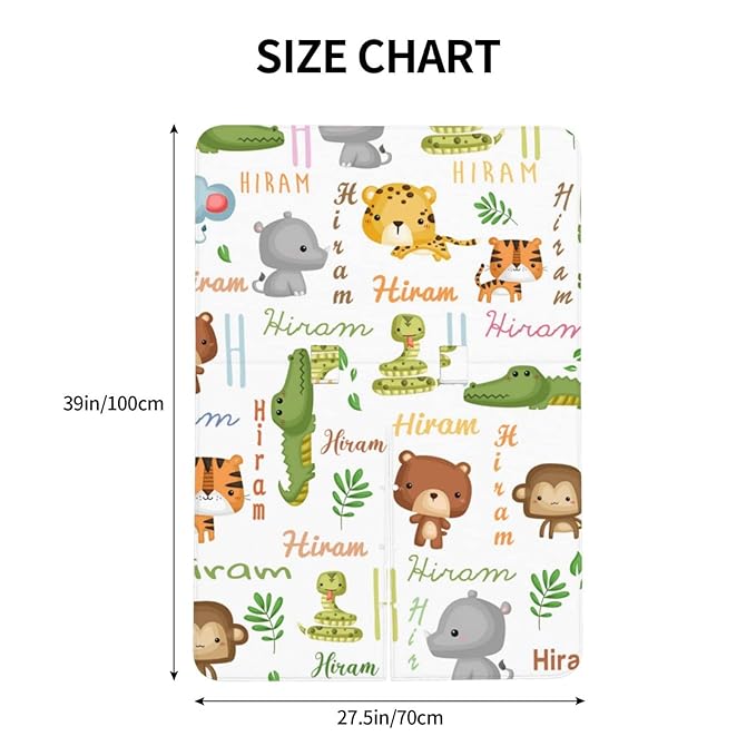 Personalized Cute Animal Baby Car Seat Canopy for Babies, Custom Baby Carseat Covers with Name, Peekaboo Opening Nursing Breastfeeding Cover, Stroller Canopies for Newborn Infant