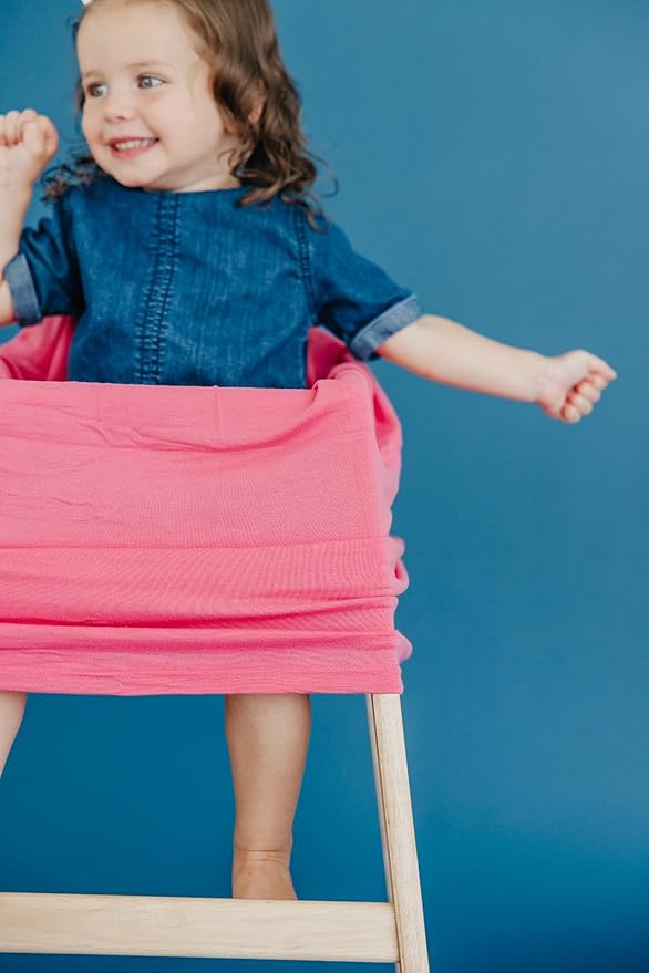 Copper Pearl Multi-Use Cover: Car Seat Covers, Nursing Cover, and Stroller Cover for Sun - Stretchy Fabric, All-Season Use, Stylish Designs, Easy Access for Moms - Flamingo