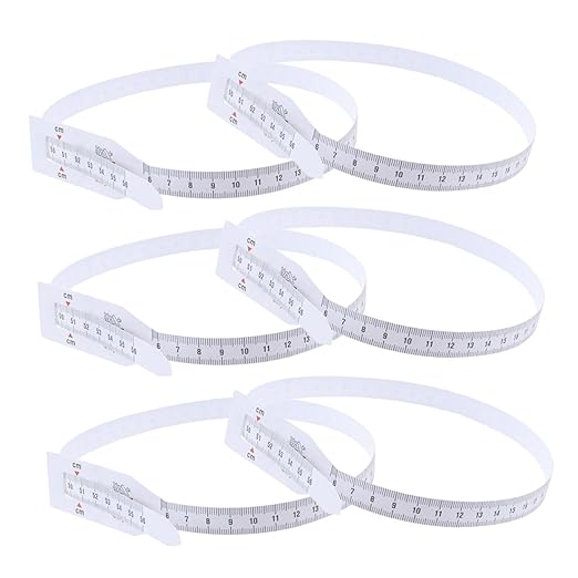 6pcs Tape Measure 25 Head Measuring Tape Infant Head Circumference for Child Pediatrics 56cm White
