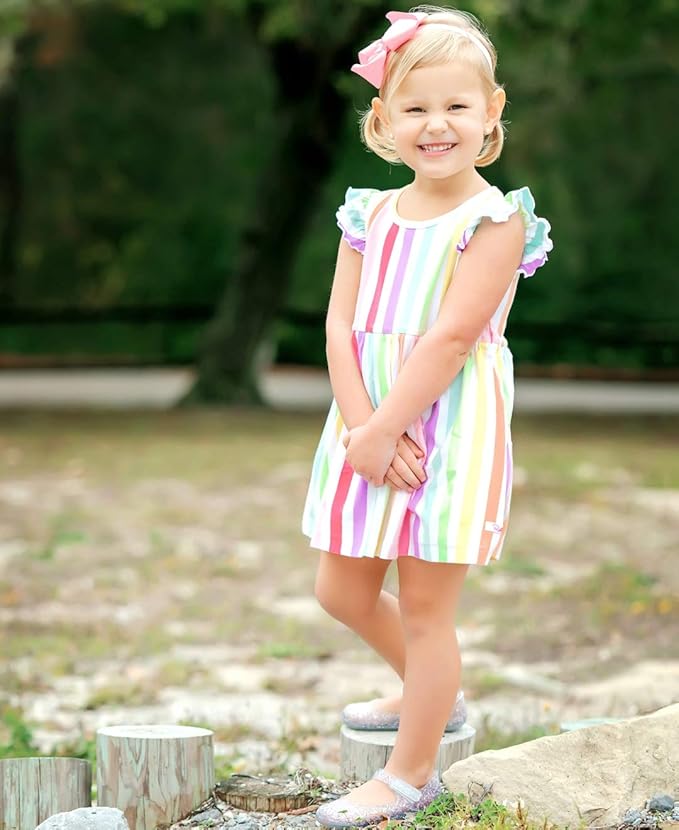 RuffleButts Girls Pink Bow Headband - One Size
